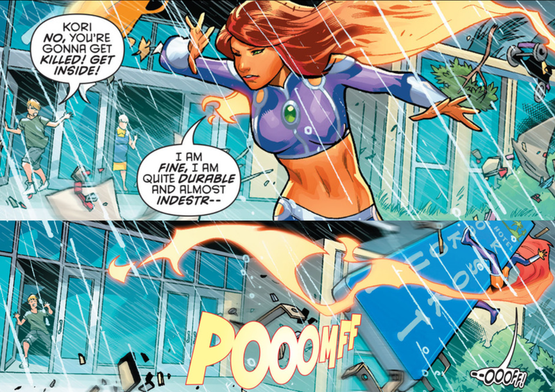 Illustration for article titled Starfire #2 Review: Singing In The Rain